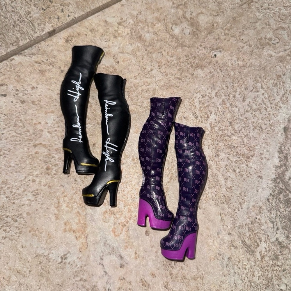 Rainbow High Doll Boots Shoes
